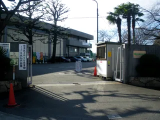 碑文谷体育館の入口（2009年撮影）