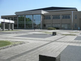 川越運動公園総合体育館の建物外観(2013年撮影)