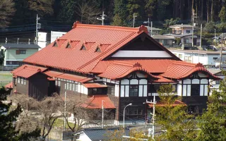 日立武道館の外観（2016年撮影）