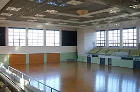 水海道総合体育館のメインアリーナ内観