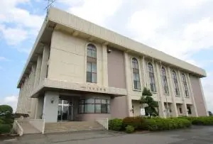 大里体育館の建物外観