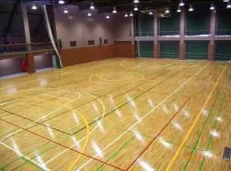 昭島市総合スポーツセンターの第一体育室内観