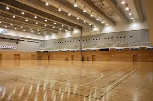 品川区立総合体育館の競技場(アリーナ)内観